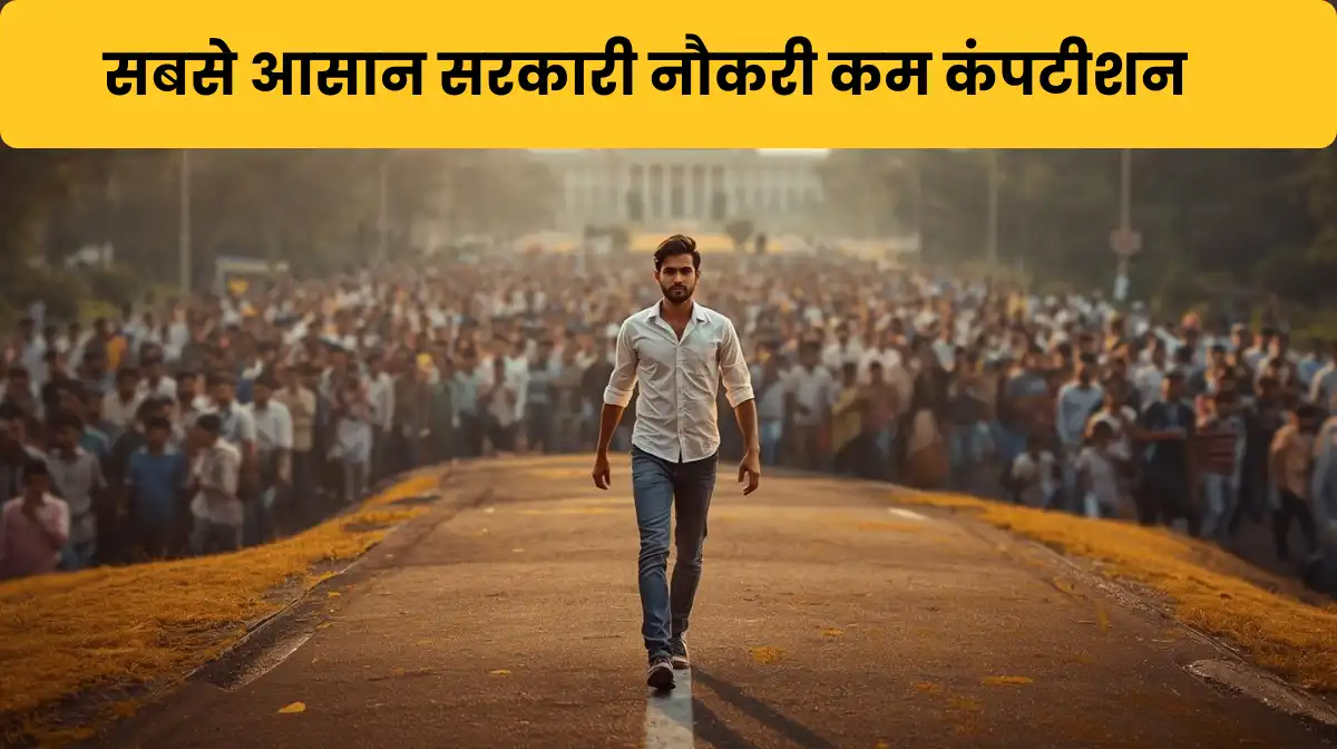 सबसे आसान सरकारी नौकरी कम कंपटीशन