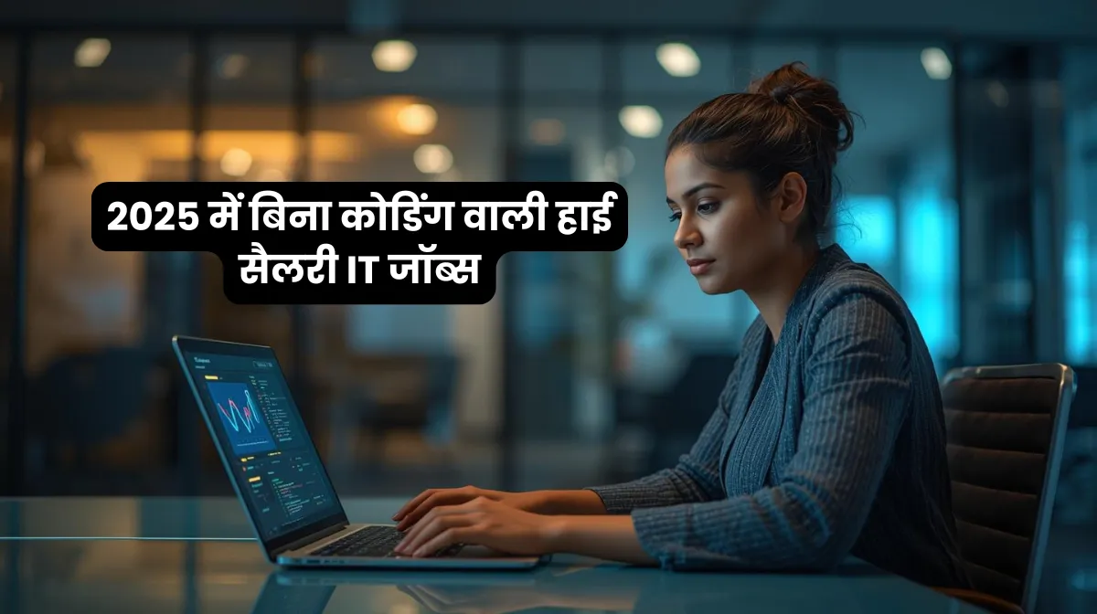 2025 में बिना कोडिंग वाली हाई सैलरी IT जॉब्स