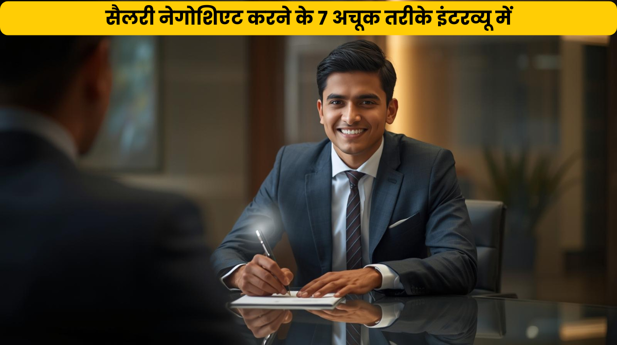 सैलरी नेगोशिएट करने के 7 अचूक तरीके इंटरव्यू में (ऑफर गंवाए बिना)